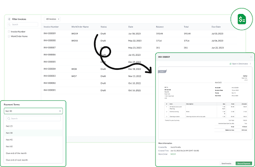 Automated Invoicing and Vendor Payments