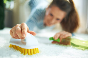 Scrubbing Vigorously