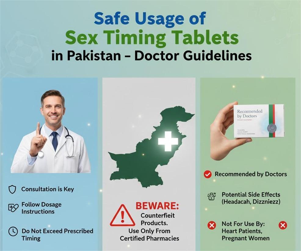Safe Usage of Sex Timing Tablets in Pakistan – Doctor Guidelines