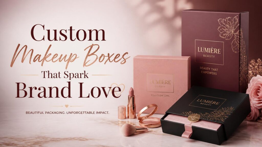 Custom Makeup Boxes That Spark Brand Love